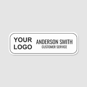 Anpassningsbar Company Business Logotyp Employee M Namnbricka