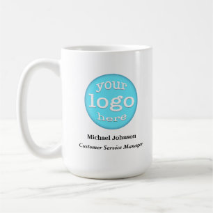 Anpassningsbar Company Business Logotyp Employee O Kaffemugg
