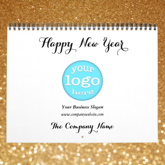 Anpassningsbar Company Business Logotyp Office 202 Kalender (Custom Company Business Logo Office 2023-24 Photo Calendar)