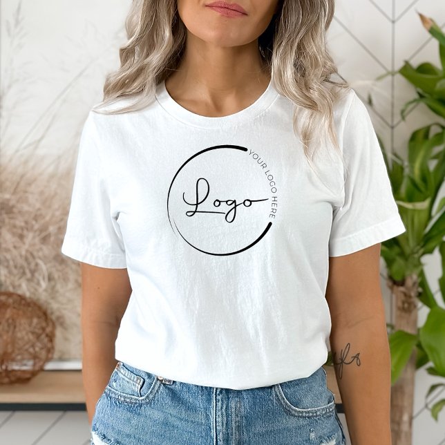 Anpassningsbar Company Business Logotyp Promoting T Shirt (Skapare uppladdad)
