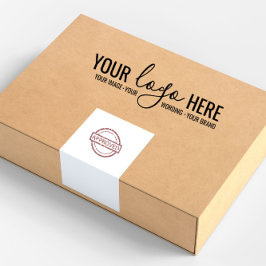 Anpassningsbar Company Chic Typography Basic-Logot Stämpel