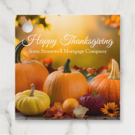 Anpassningsbar Company Happy thanksgiving Pumpkin  Gåvor Etiketter