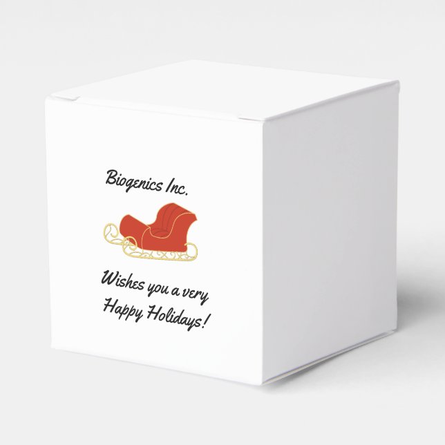 Anpassningsbar Company Helgdag Client/Employee Gif Presentaskar (Framsidan Sidan)