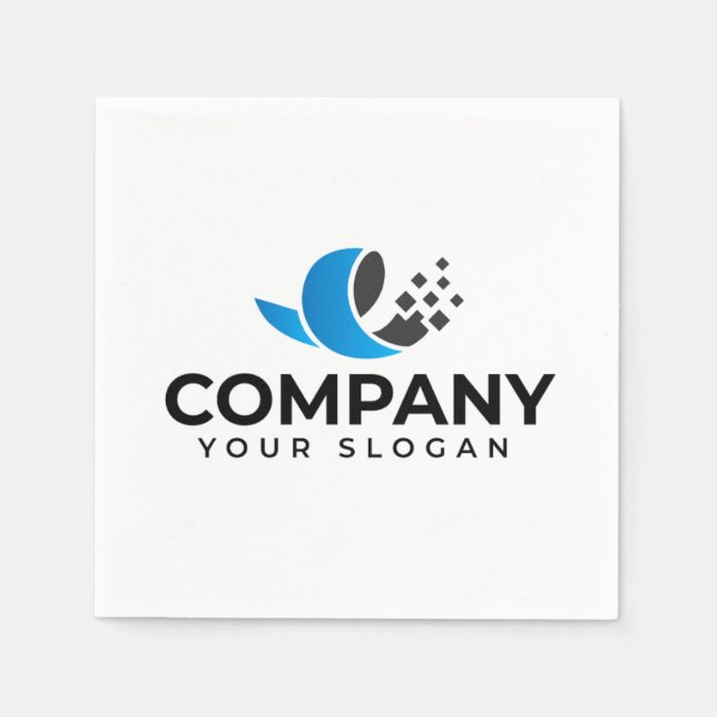 Anpassningsbar Company-kampanj Pappersservett (Framsidan)