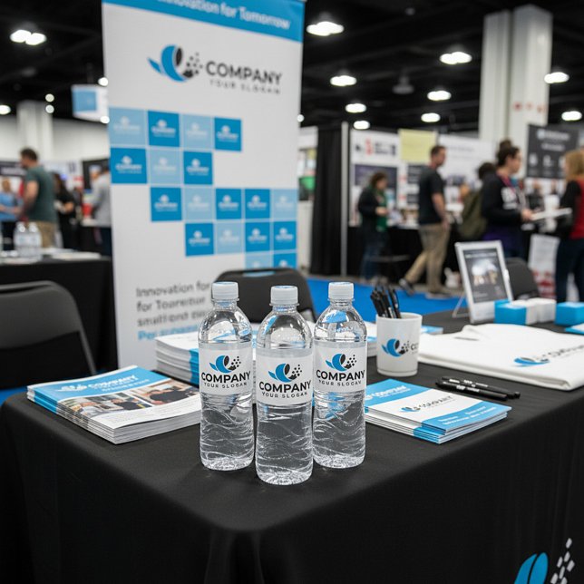 Anpassningsbar Company-kampanj Vattenflaskor Etikett (Skapare uppladdad)
