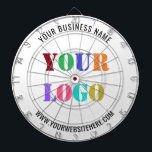 Anpassningsbar Company Logotyp and Text Business D Darttavla<br><div class="desc">Anpassningsbar Färg och Typsnitt - Utforma dina egna ritytor för Personlig med företagets Logotyp och Namn webbplats eller Anpassningsbar Text Business Promotional eller Modern Personal Dart Board / Gift - Gör din egen design unik - Lägg till din Logotyp - Bild - Foto eller QR-kod / och Namn - Text...</div>