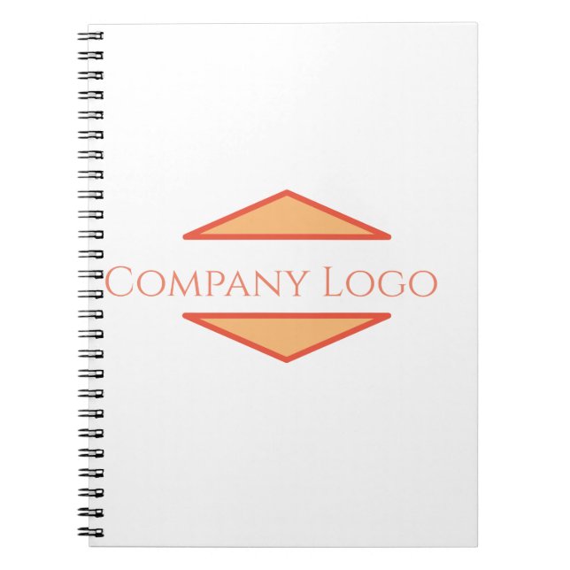 Anpassningsbar Company Logotyp Anteckningsbok (Framsidan)