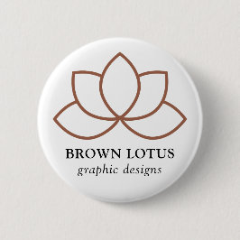 Anpassningsbar Company Logotyp Branded Knapp