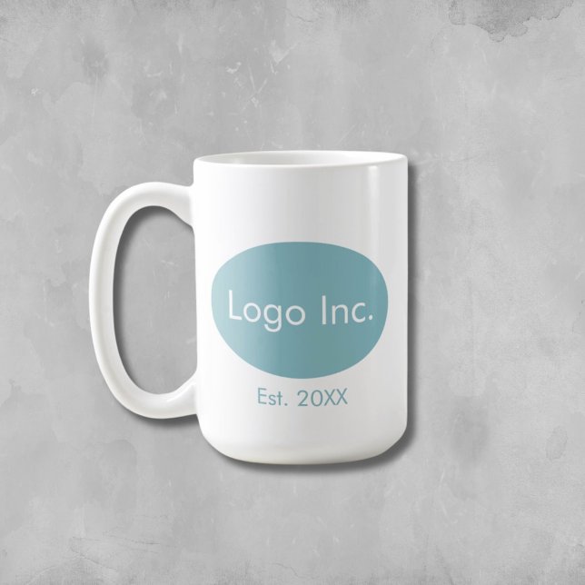 Anpassningsbar Company Logotyp - Branded Mugg Gift (Custom Company Logo Mug - Create Your Own)