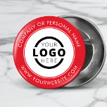 Anpassningsbar Company Logotyp Business Corporate  Knapp<br><div class="desc">Skapa din egen knappnålknapp för anpassningsbar med ditt företags logotyp- och personlig-märkesmeddelande eller kontaktinformation. Det här är en säljfrämjande knapp för marknadsföring som du kan göra på handelsprogram,  konferenser och andra företagsevenemang. Du kan enkelt ändra bakgrunden till färg så att den matchar ditt företags färger. Ingen minsta orderkvantitet.</div>