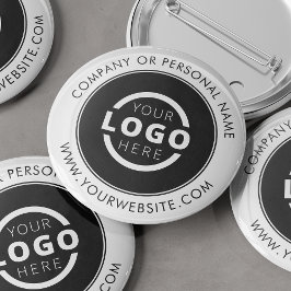 Anpassningsbar Company Logotyp Business Corporate Knapp