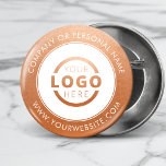 Anpassningsbar Company Logotyp Business Corporate  Knapp<br><div class="desc">Skapa din egen knappnålknapp för anpassningsbar med ditt företags logotyp- och personlig-märkesmeddelande eller kontaktinformation. Det här är en säljfrämjande knapp för marknadsföring som du kan göra på handelsprogram,  konferenser och andra företagsevenemang. Du kan enkelt ändra bakgrunden till färg så att den matchar ditt företags färger. Ingen minsta orderkvantitet.</div>