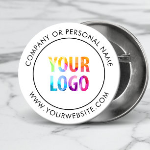 Anpassningsbar Company Logotyp Business Corporate  Knapp