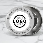 Anpassningsbar Company Logotyp Business Corporate  Knapp<br><div class="desc">Skapa din egen knappnålknapp för anpassningsbar med ditt företags logotyp- och personlig-märkesmeddelande eller kontaktinformation. Det här är en säljfrämjande knapp för marknadsföring som du kan göra på handelsprogram,  konferenser och andra företagsevenemang. Du kan enkelt ändra bakgrunden till färg så att den matchar ditt företags färger. Ingen minsta orderkvantitet.</div>