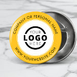 Anpassningsbar Company Logotyp Business Corporate  Knapp<br><div class="desc">Skapa din egen knappnålknapp för anpassningsbar med ditt företags logotyp- och personlig-märkesmeddelande eller kontaktinformation. Det här är en säljfrämjande knapp för marknadsföring som du kan göra på handelsprogram,  konferenser och andra företagsevenemang. Du kan enkelt ändra bakgrunden till färg så att den matchar ditt företags färger. Ingen minsta orderkvantitet.</div>