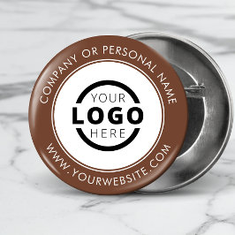 Anpassningsbar Company Logotyp Business Corporate  Knapp