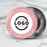 Anpassningsbar Company Logotyp Business Corporate  Knapp<br><div class="desc">Skapa din egen knappnålknapp för anpassningsbar med ditt företags logotyp- och personlig-märkesmeddelande eller kontaktinformation. Det här är en säljfrämjande knapp för marknadsföring som du kan göra på handelsprogram,  konferenser och andra företagsevenemang. Du kan enkelt ändra bakgrunden till färg så att den matchar ditt företags färger. Ingen minsta orderkvantitet.</div>