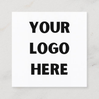 Anpassningsbar Company Logotyp Business Employee E Fyrkantigt Visitkort