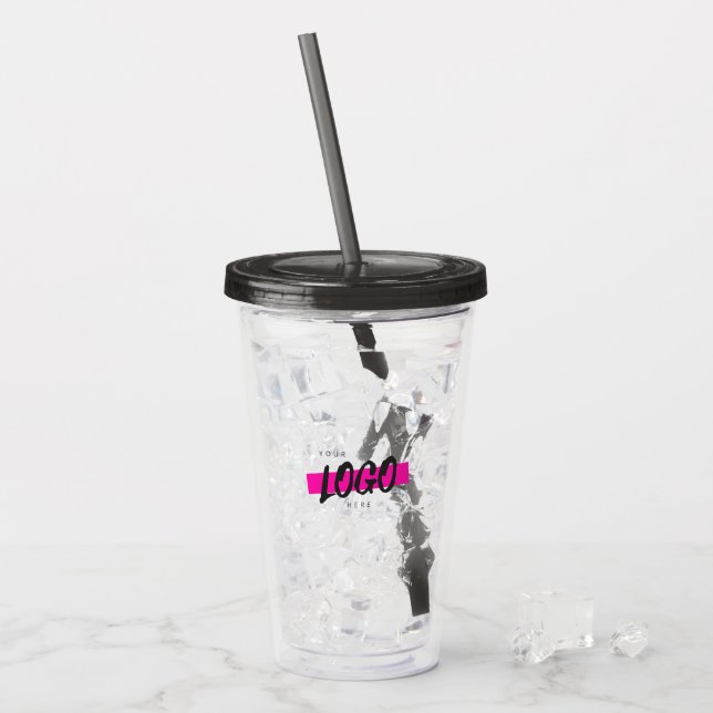 Anpassningsbar Company logotyp business proklamati Take Away Mugg (Framsida Ice)