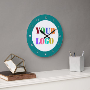 Anpassningsbar Company Logotyp Business Promocing Stor Klocka