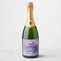 Anpassningsbar Company Logotyp Champagne Label