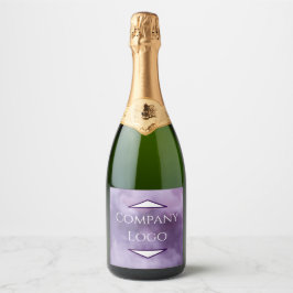Anpassningsbar Company Logotyp Champagne Label