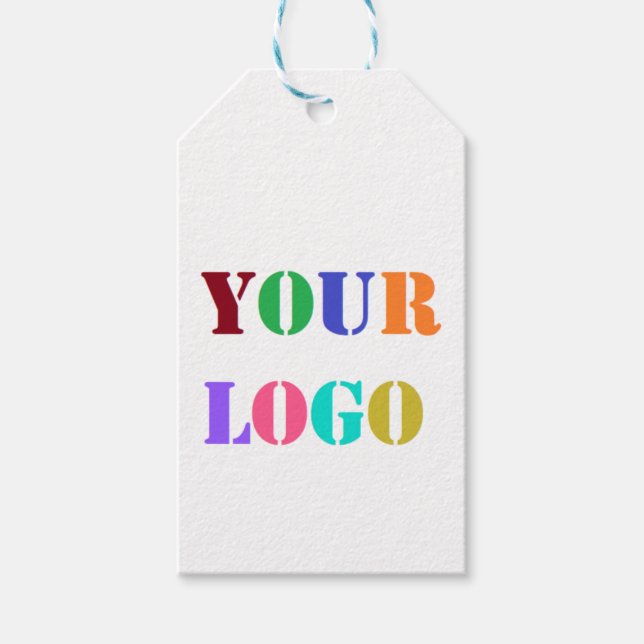 Anpassningsbar Company Logotyp eller Photo Promoti Presentetikett (Framsidan)