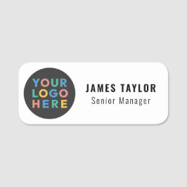 Anpassningsbar Company Logotyp Employee Magnetic S Namnbricka