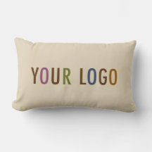 Anpassningsbar Company Logotyp Lumbar Pillow Promo