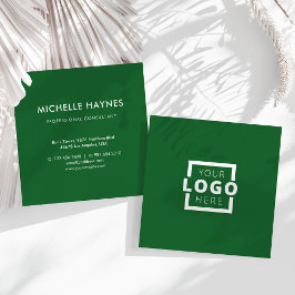 Anpassningsbar Company Logotyp Modern Corporate Fyrkantigt Visitkort