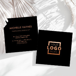 Anpassningsbar Company Logotyp Modern Corporate Fyrkantigt Visitkort