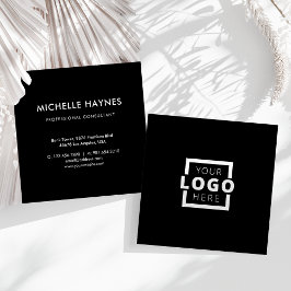 Anpassningsbar Company Logotyp Modern Corporate Fyrkantigt Visitkort