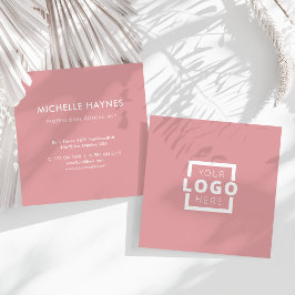 Anpassningsbar Company Logotyp Modern Corporate Fyrkantigt Visitkort