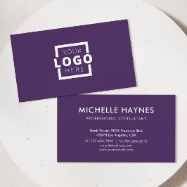 Anpassningsbar Company Logotyp Modern Corporate Visitkort