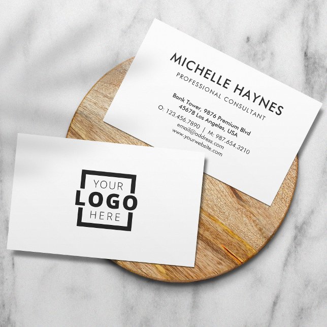 Anpassningsbar Company Logotyp Modern Corporate Visitkort (Skapare uppladdad)