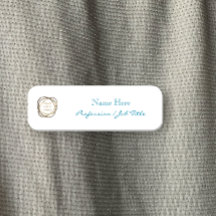 Anpassningsbar Company Logotyp Modern Elegant Aqua