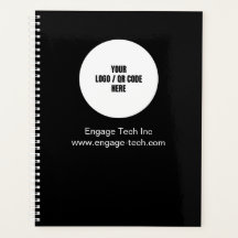 Anpassningsbar Company Logotyp Namn Black Modern M