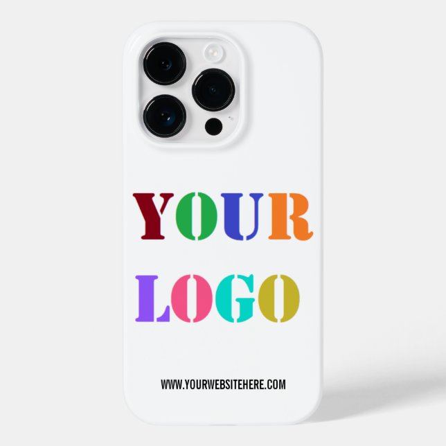 Anpassningsbar Company Logotyp och iphone case-mal (Baksida)