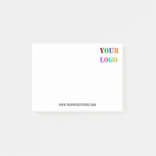 Anpassningsbar Company Logotyp och text Business - Post-it Block
