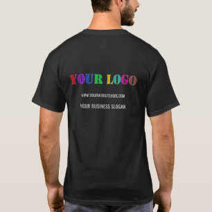 Anpassningsbar Company Logotyp och Text T-Shirt-ma T Shirt