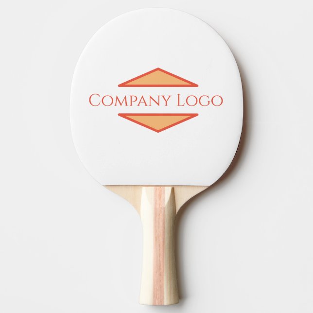 Anpassningsbar Company Logotyp Pingisracket (Framsidan)