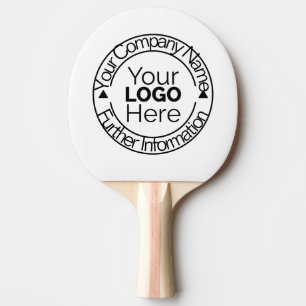 Anpassningsbar Company Logotyp Pingisracket