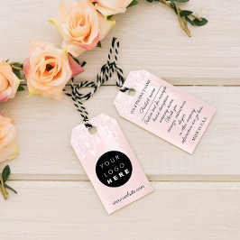 Anpassningsbar Company Logotyp Product Rosa Drives Presentetikett