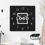 Anpassningsbar Company Logotyp Promotional Branded Fyrkantig Klocka<br><div class="desc">Lägg till anpassningsbarnas företagsföretagets logotyp för att skapa en unik väggklocka. Gör en underbar reklamannons eller företagspresentation till kunder,  säljare,  anställda eller andra speciella. Välj mellan olika klockformer och klockstorlekar. Ingen minsta kvantitet,  inga installationsavgifter.</div>