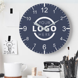 Anpassningsbar Company Logotyp Promotional Branded Rund Klocka
