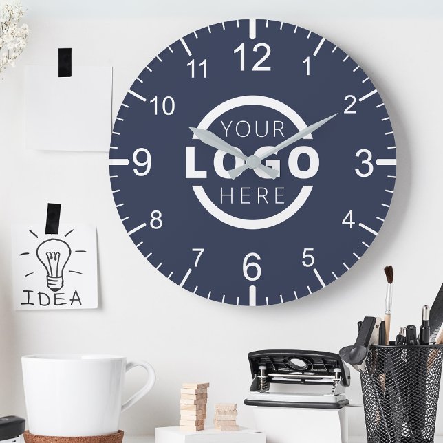 Anpassningsbar Company Logotyp Promotional Branded Rund Klocka (Skapare uppladdad)