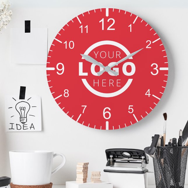 Anpassningsbar Company Logotyp Promotional Branded Rund Klocka (Skapare uppladdad)