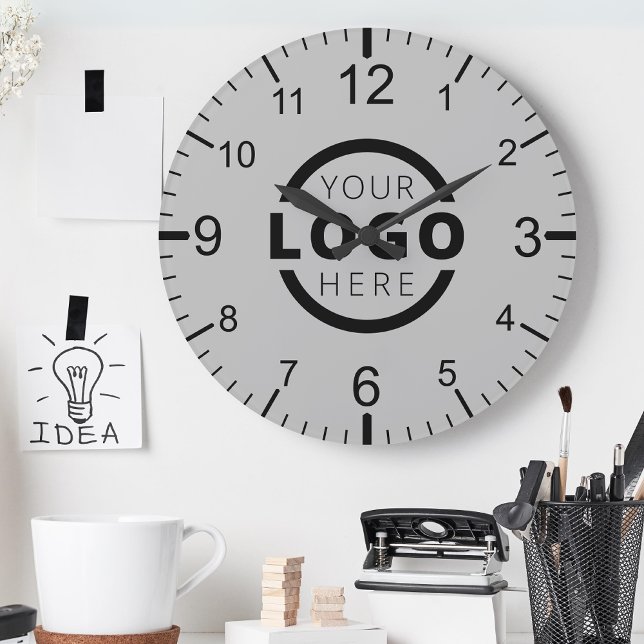 Anpassningsbar Company Logotyp Promotional Branded Rund Klocka (Skapare uppladdad)
