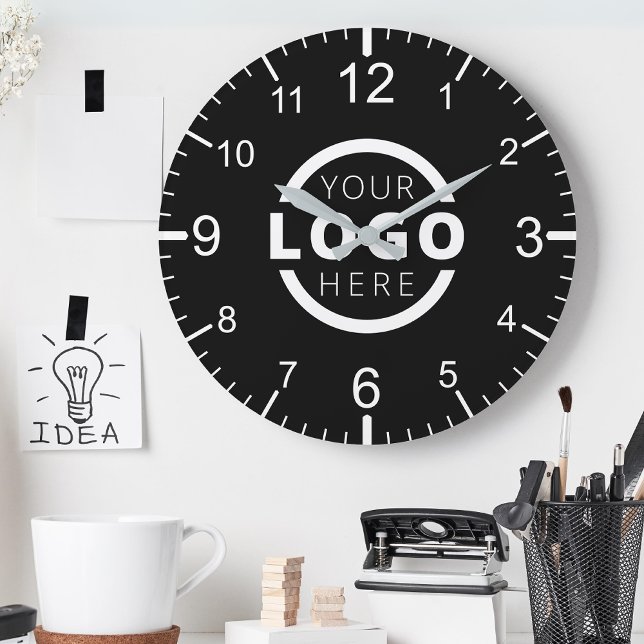 Anpassningsbar Company Logotyp Promotional Branded Rund Klocka (Skapare uppladdad)