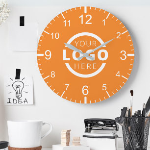 Anpassningsbar Company Logotyp Promotional Branded Rund Klocka
